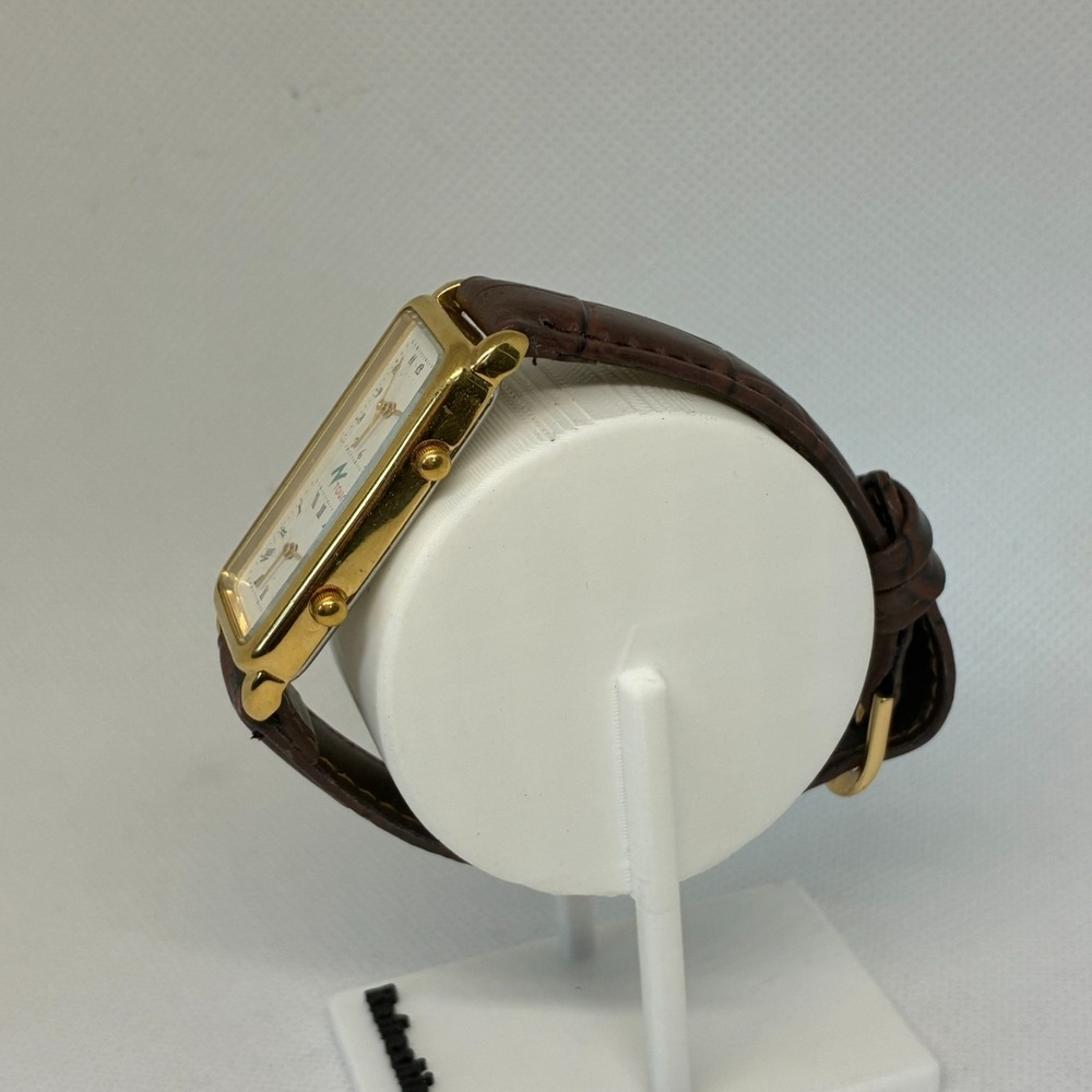 Citizen Dual Time Paris Festival 593W-344391 Unisex Tank Watch - Picture 5 of 17